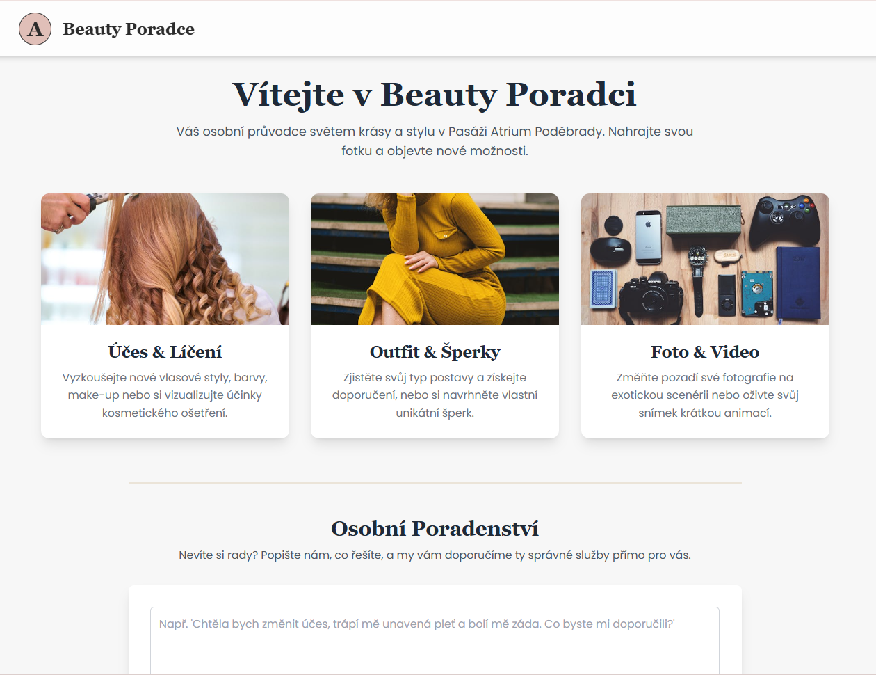 Beauty Poradce Pasáže Atrium Poděbrady